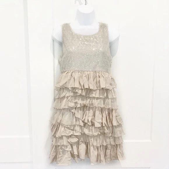 alice and olivia sequin top dress HARLEY SEQUIN MINI DRESS in BLACK/OFF WHITE